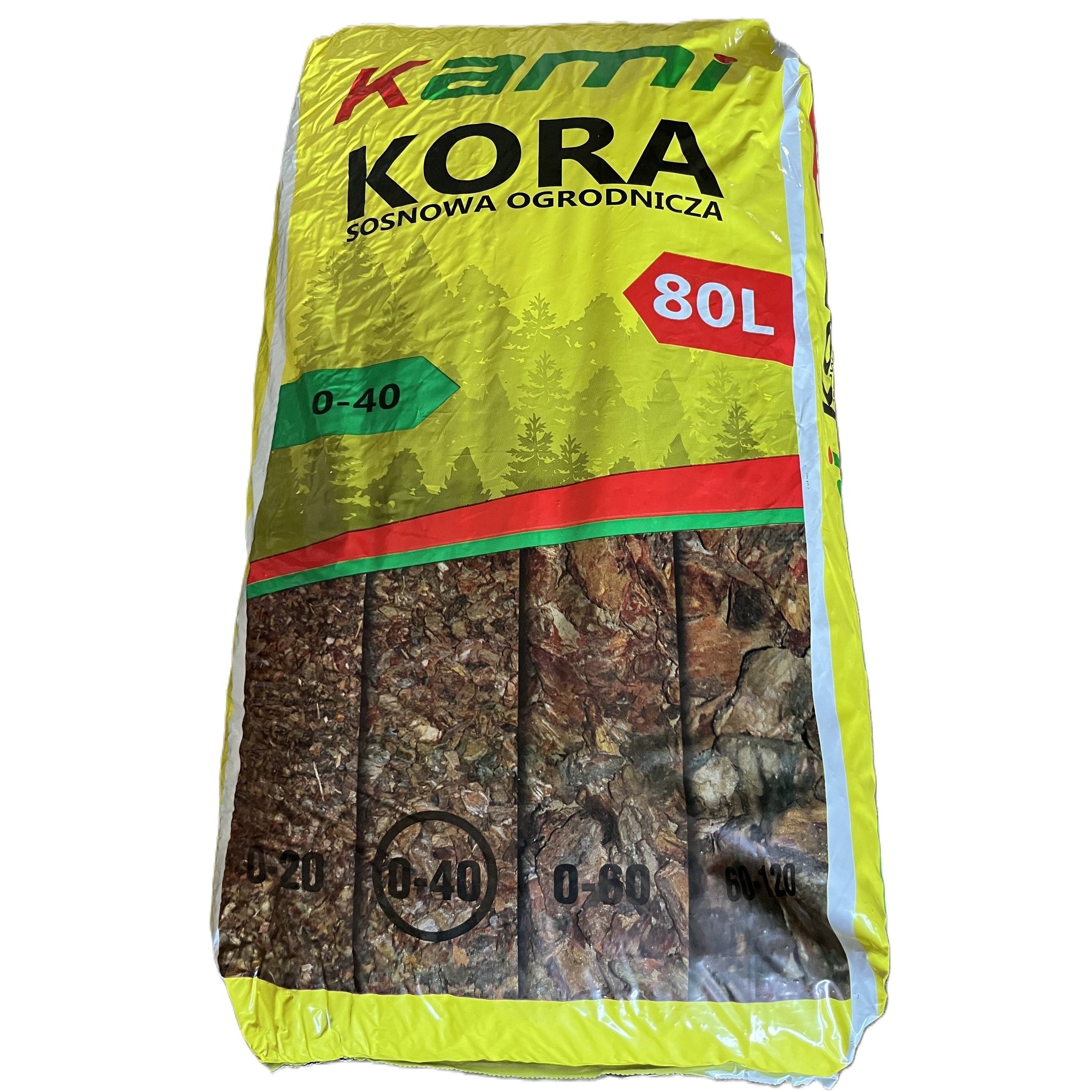 Kiefernmulch 0 - 40 mm 42 Sack